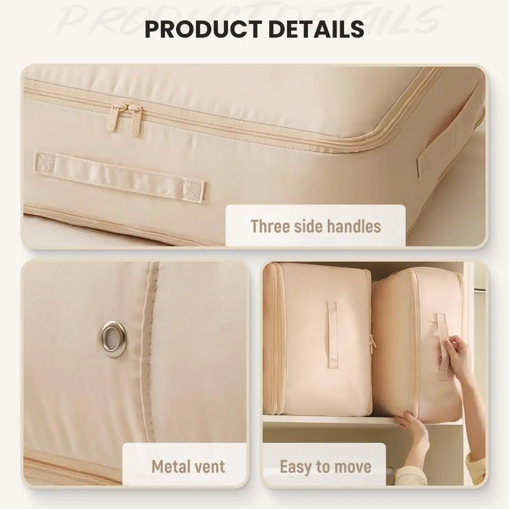 1 Stück Ultra-Platzsparende Selbstkomprimierende Organizer-Tasche Verbesserte Vakuum-Aufbewahrungsbeutel für Bettdecken und Kleidung – Detail 7