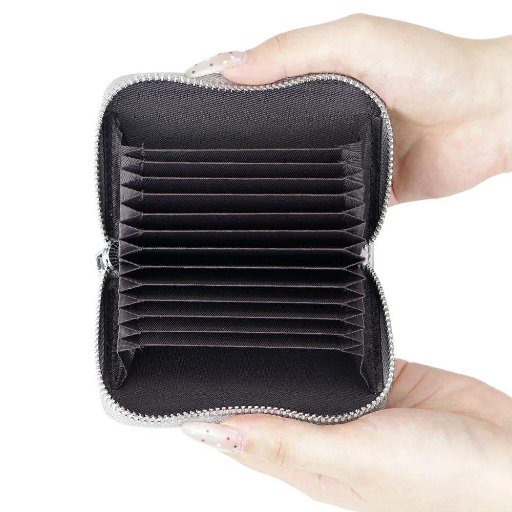 Royal Bagger RFID Orgel Karten halter, Echt leder Multi-Card Slots Karten etui, tragbare kleine Brieftasche Geldbörse für den täglichen Gebrauch 1906