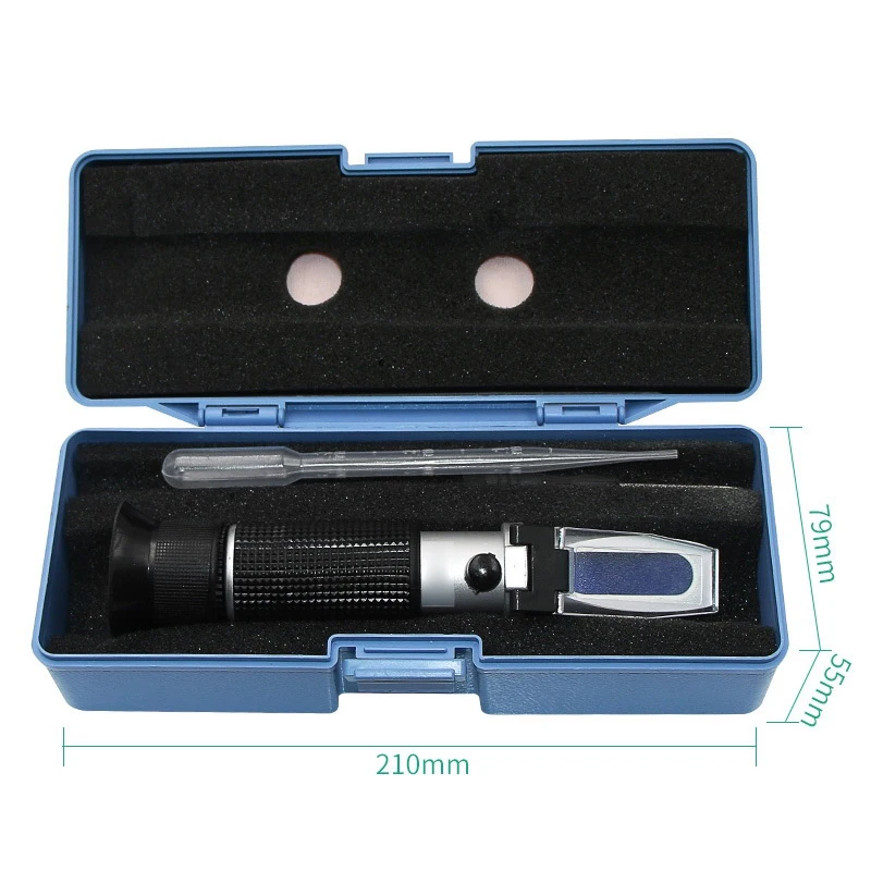 0-32% Refractometer Sugar Degree Meter Saccharimeter Cutting Fluid Density Concentration Meter Brix with Retail Box