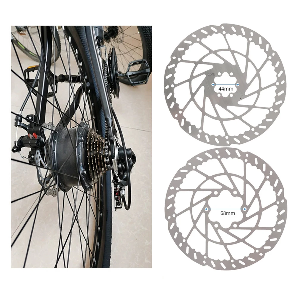 

Electric Bicycle 6Hole Brake Bike Maintenance 2.3MM Thickness 220mm Brake Disc For Scooters Heat Dissipation Disc
