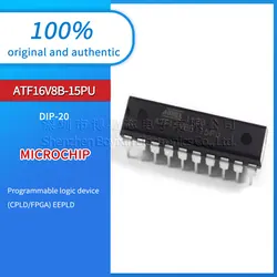 Original genuine ATF16V8B-15PU programmable logic device (CPLD/FPGA) DIP-20 microcontroller chip