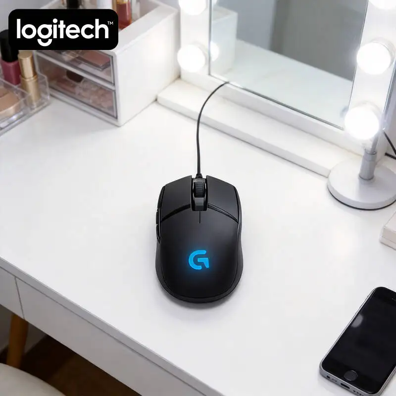 

Высокоточная мышь Logitech G402 с 4 регулируемыми уровнями DPI, 32-битным процессором и противоскользящим покрытием для соревновательных игр