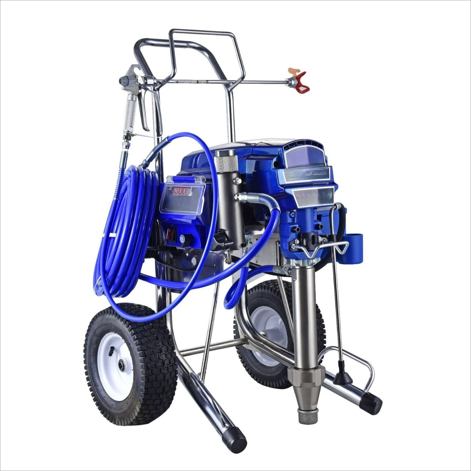 

Suitable for latex paint spraying machine Small household high pressure airless wall paint spraying machine