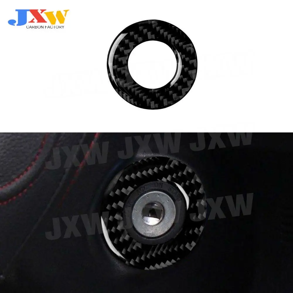 

Carbon Fiber Interior Trim Ignition Key Hole Switch Ring Cover Sticker For Chevrolet Cruze 2009-2015 Car Accessories