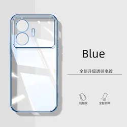Electroplated Transparent Case For Realme GT Neo 5 SE Soft Silicone Back Cover For Realme GT Neo5 GT3 Shockproof Bumper Funda