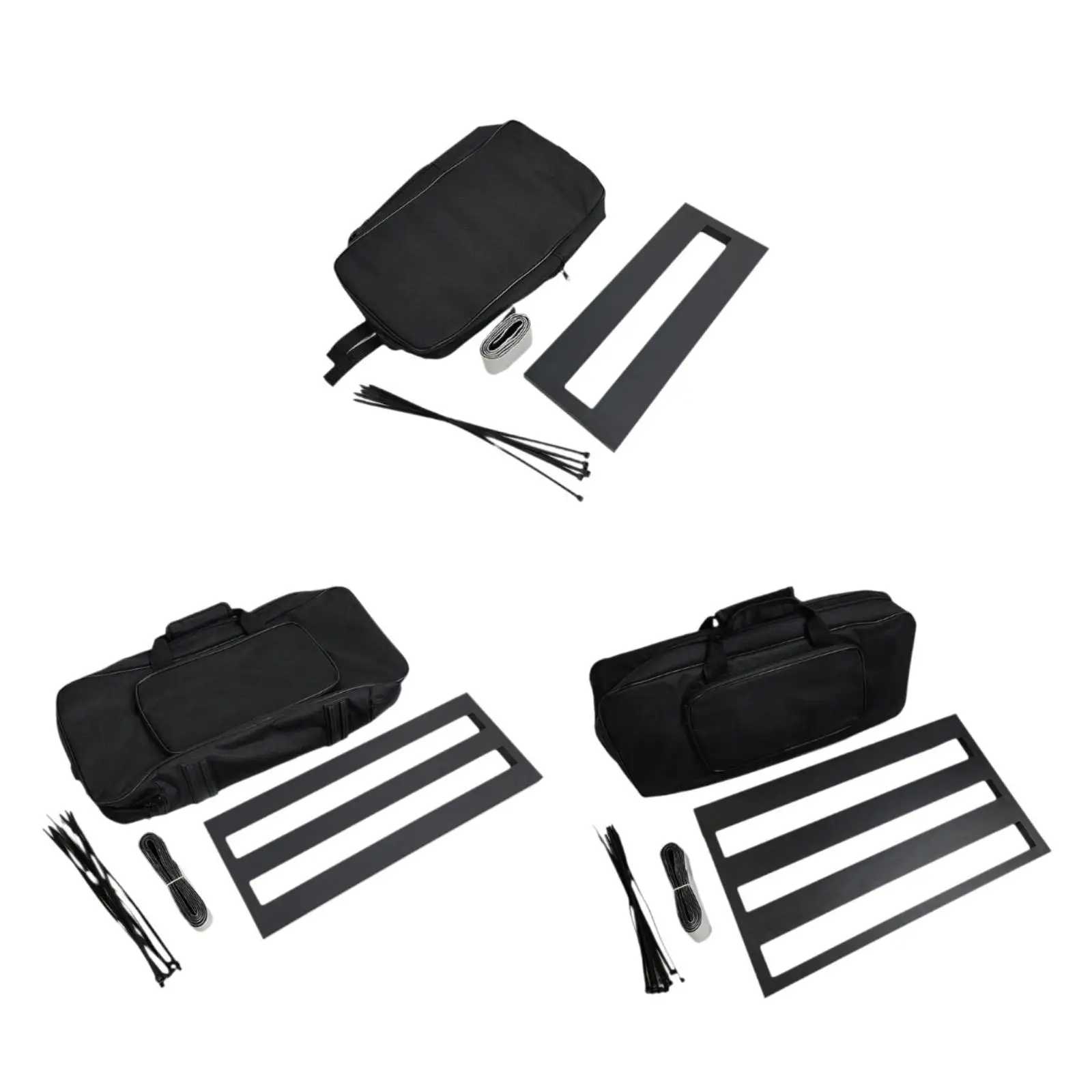

Guitar Effect Pedal Board Effects Rack Aluminum Alloy Bass Pedalboard with Carry Bag for Guitar Musical Instrument Bass