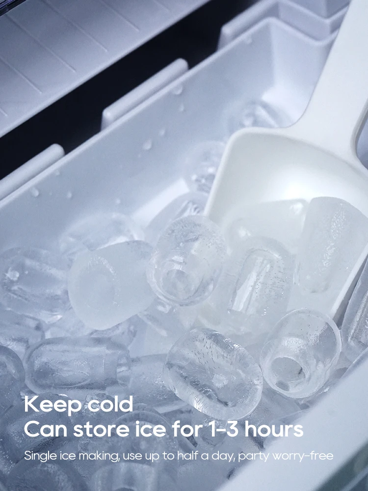 آلة صنع الثلج المنزلية الأوتوماتيكية HiBREW ، التنظيف الذاتي ، المطبخ ، المكتب ، البار ، الحفلات ، 60 هرتز ، 50 هرتز
