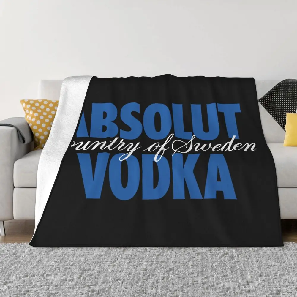 NUEVAS mantas y mantas Absolut Vodka, manta térmica súper suave para interiores y exteriores para sala de estar, dormitorio, viajes