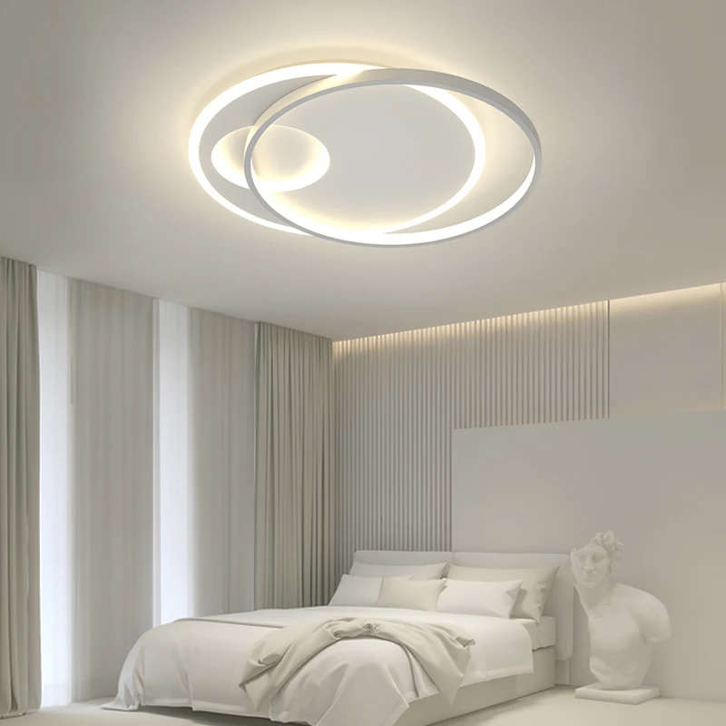 LED Ceiling Lights Modern 46W 51W 53W 64W Round Living Room Bedroom Indoor Kitchen Panel Lighting Lamps Home Decoration Lighting
