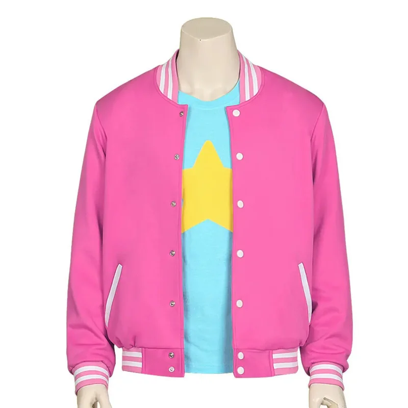 스티븐 유니버스 영화 쿼츠 남성 코스프레, 유니섹스 야구 유니폼 코트, 티셔츠 재킷, 티 탑, 할로윈 코스튬 세트, 신제품