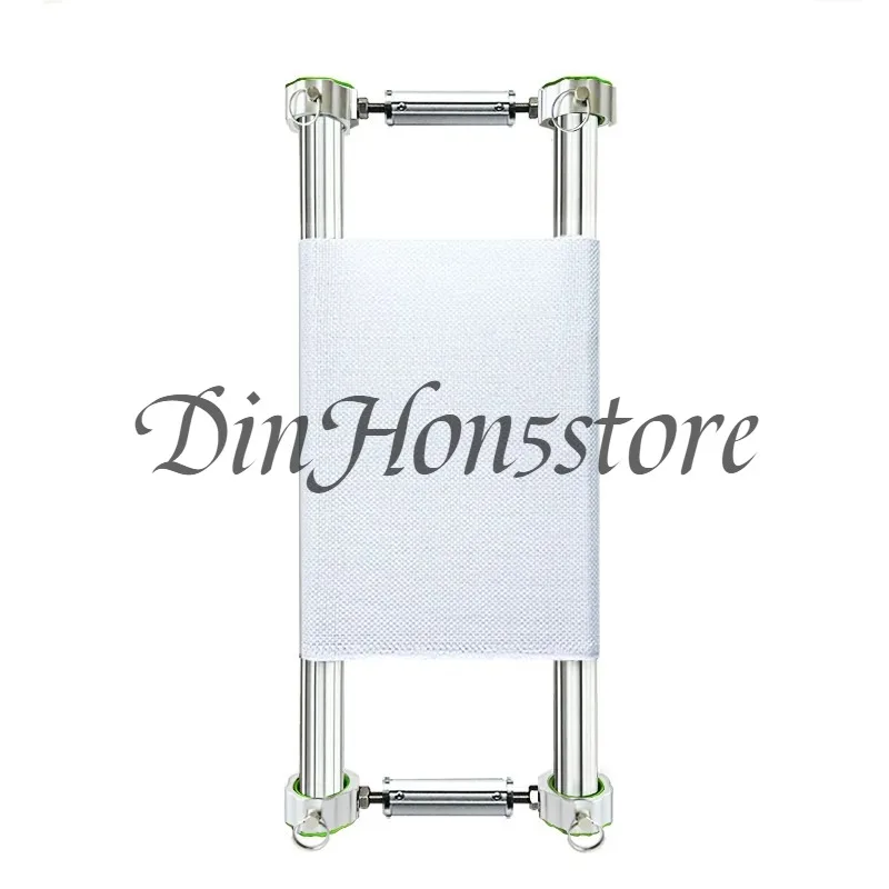 Upgraded CrossStitch Embroidery Frame Adjustable 35mm Thick Round Tube Cross Bar Side Rod With Fixing Bandage Cloth Tension Rack