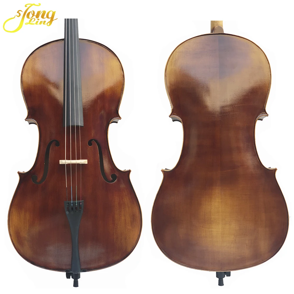 

Grade German Handmade Solid Wood Cello 4/4 With Case Bow