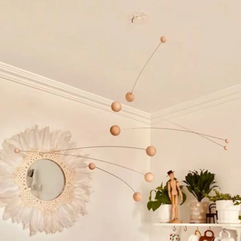 Creative Balance Pendant Hanging Wind Chime Ornament Mobile Balance Pendant Living Room Nordic Minimal Home Decor Office Crafts