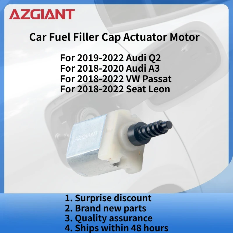 

For Audi Q2 2019-2022/A3 2018-2020/VW Passat 2018-2022/Seat Leon Car Fuel Filler Flap Open Lock Release Actuator Motor New OEM