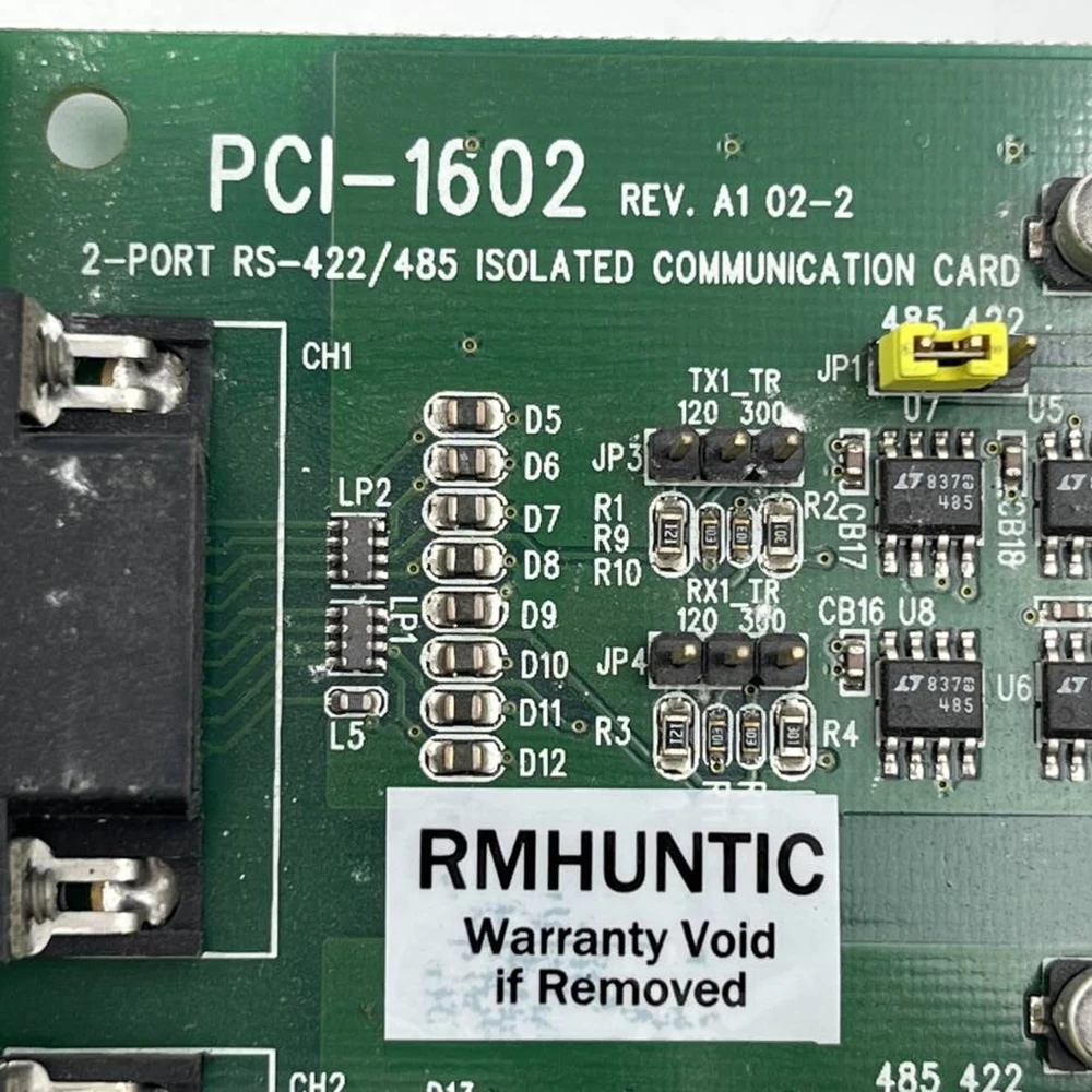 RS-422/485 a 2 porte per scheda di comunicazione isolata Advantech PCI PCI-1602 REV A1