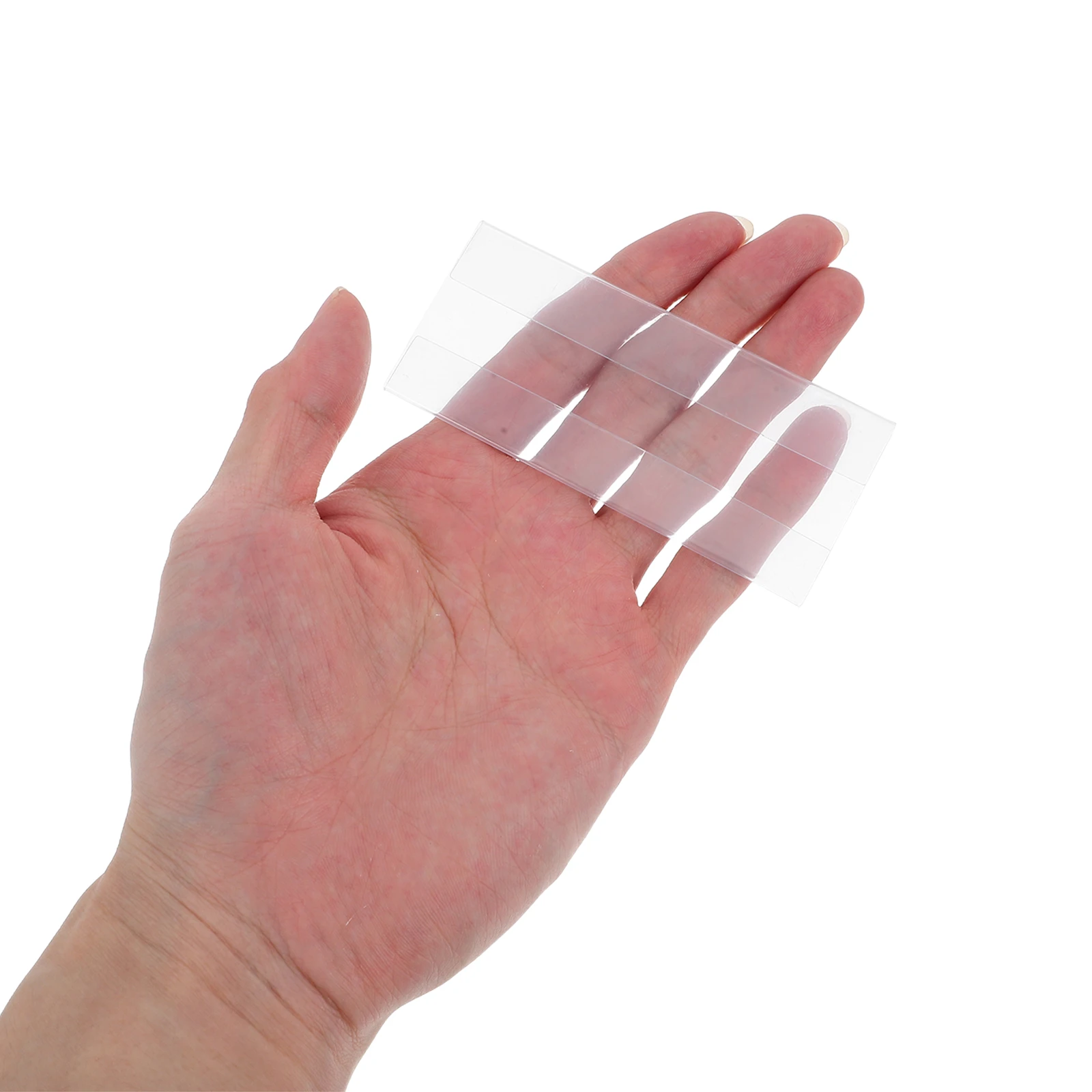 

10pcs Clear Pvc Label Holders Transparent Flat Design Reusable Tag Adjustable Angle For Retail Shelves Storage Bins Index Card