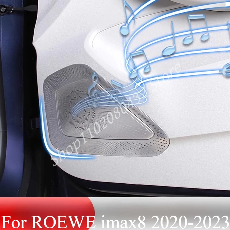 For ROEWE imax8 2020-2023 Car Dashboard Tweeter Horn Cover Trunk Door Audio A-pillar Speaker