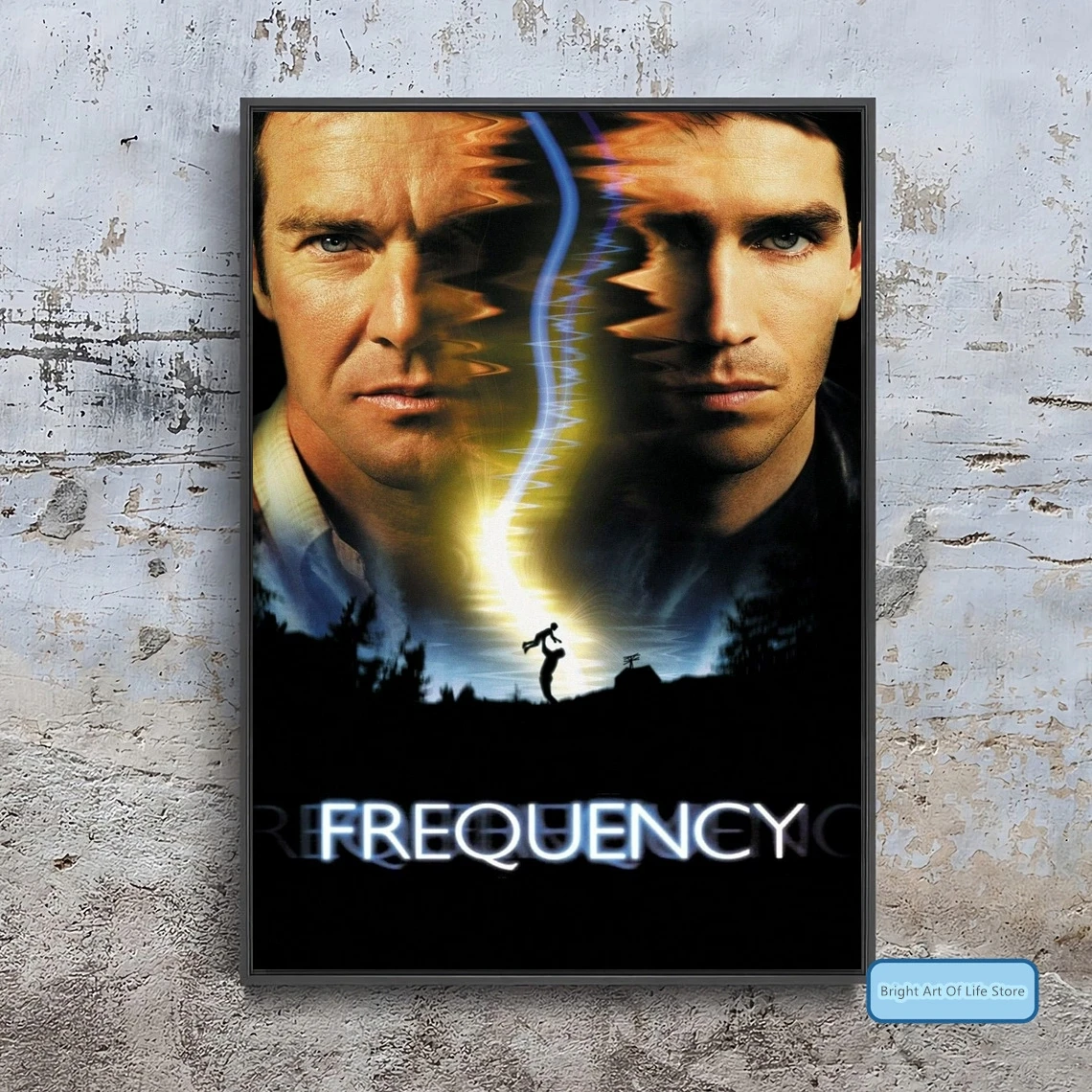 

Frequency (2000) Movie Poster Cover Photo Canvas Print Wall Art Home Decor (Unframed)