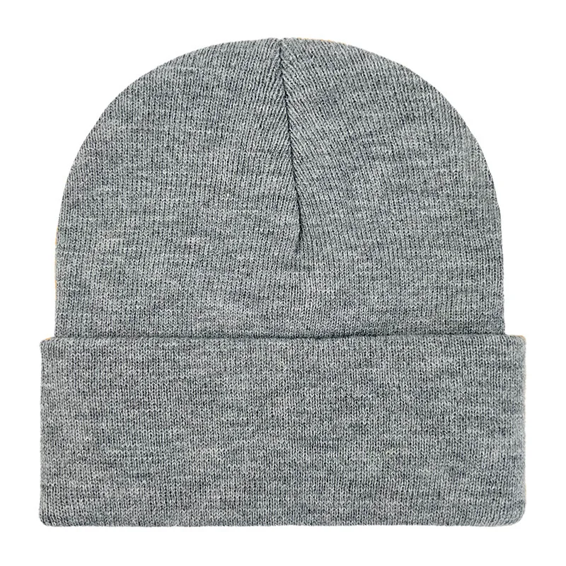 Angepasst Gedruckt Logo Männer Warm Halten Bördeln Kalte Hüte Frauen Outdoor-Mode Vielseitig Einfarbig Einfache Gestrickte Kappen – Detail 31