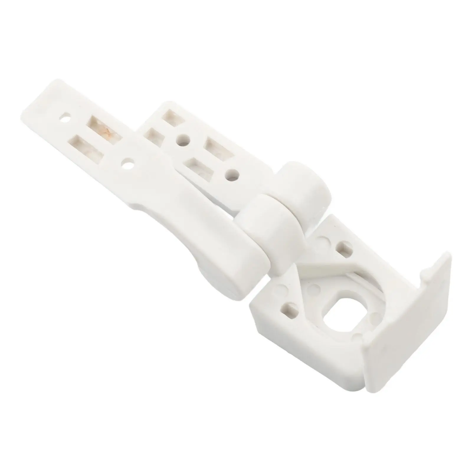 Complete Toilet Seat Plastic Hinge Replacement Kit with Bolts Screws Nuts Suitable for Most Front Toilet Seats Long Lasting