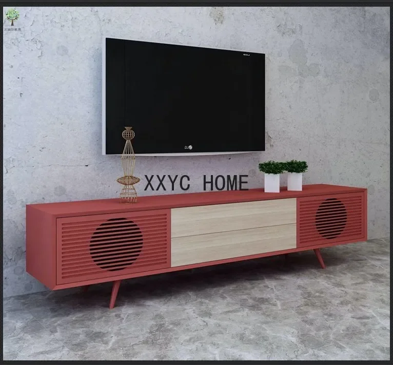 Kleine Wohnung, Wohnzimmermöbel, moderner, einfacher und leichter Luxus-TV-Ständer