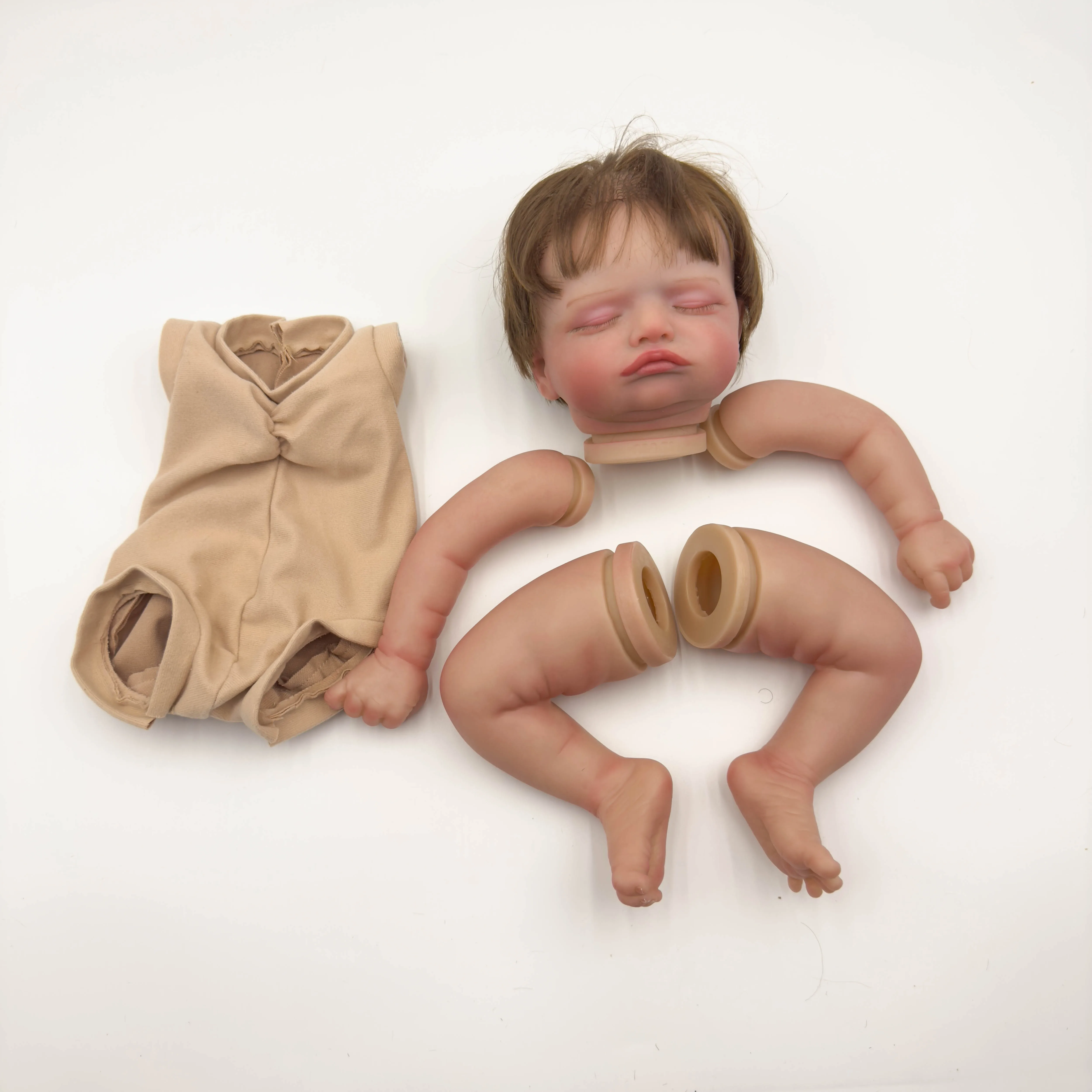 مجموعة دمى روزالي ريبورن مقاس 18 بوصة من NPK - أجزاء دمية غير مكتملة نابضة بالحياة لإنشاء ألعاب الأطفال