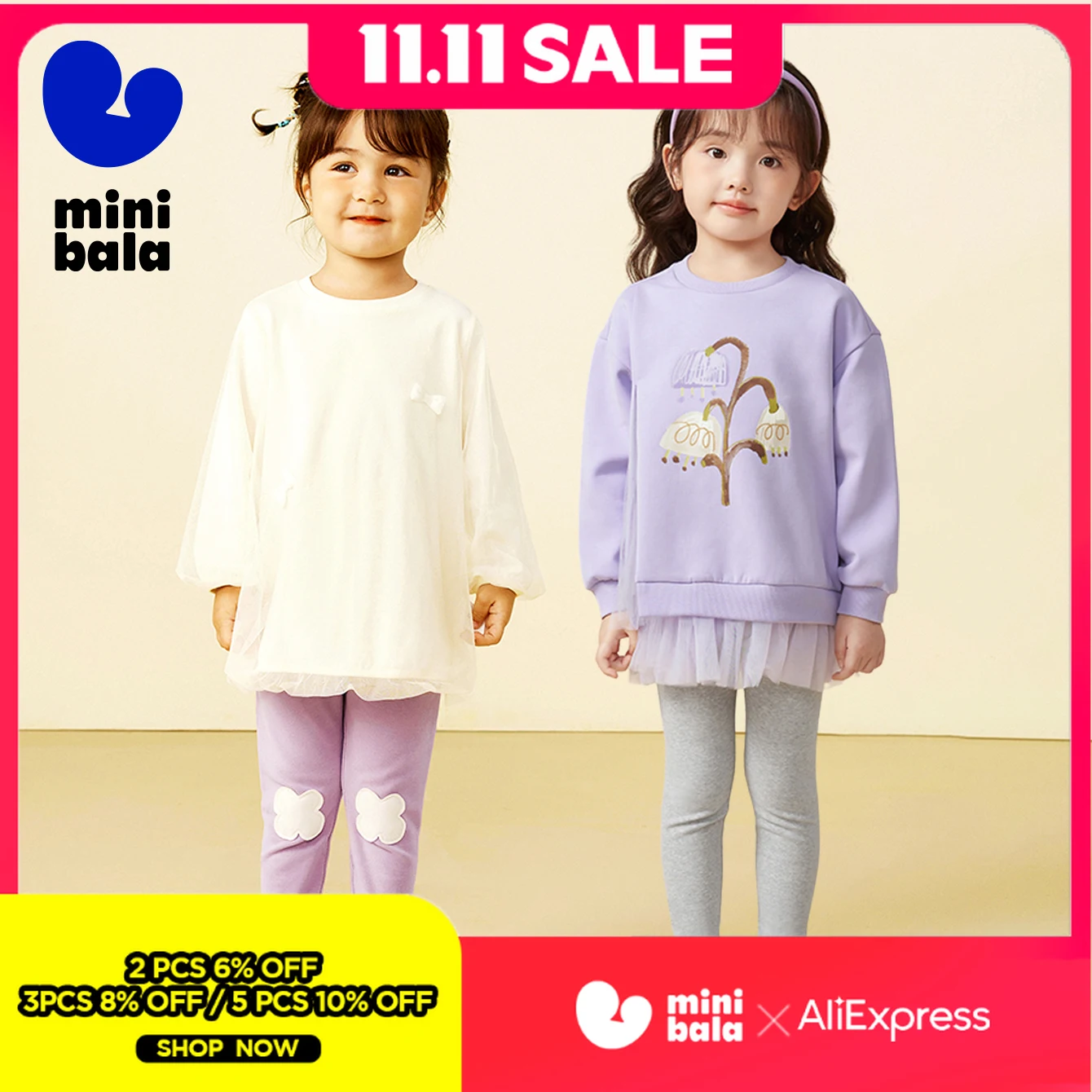 

Миниатюрные брюки Bala для маленьких девочек, эластичные леггинсы, танцевальные брюки, новинка 2025 года, теплая и универсальная верхняя одежда для малышей, брюки