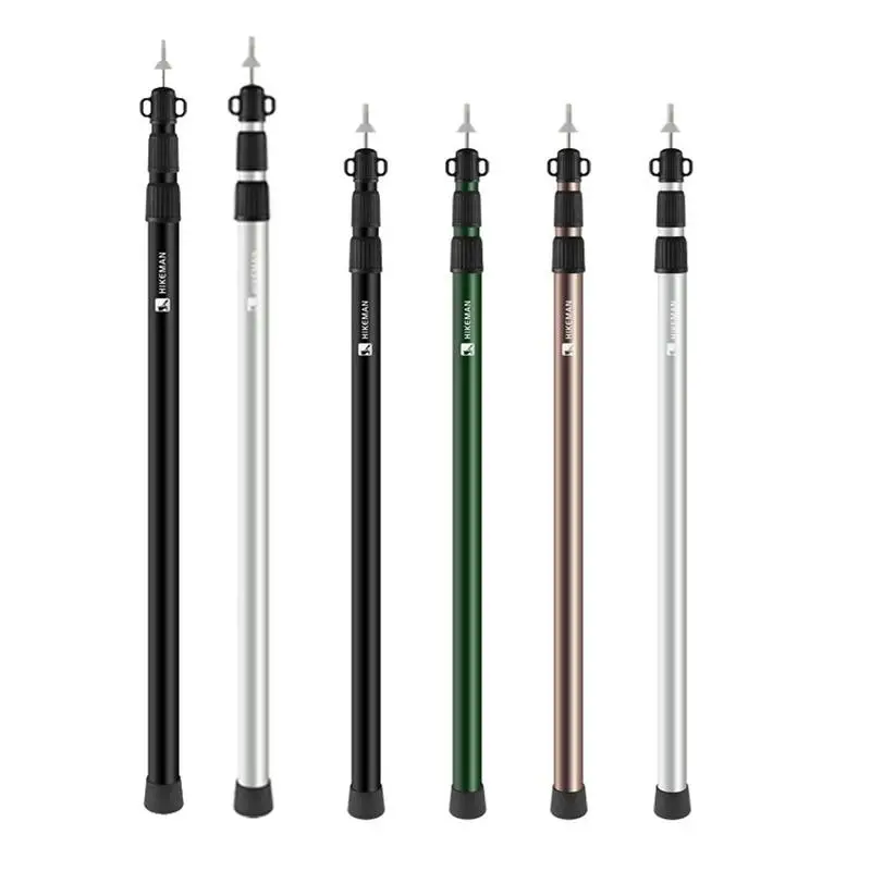 Telescoping Tarp Poles Telescoping Lightweight Tent Poles Heavy Duty Adjustable Tent Poles For Outdoor Activity Camping Hiking