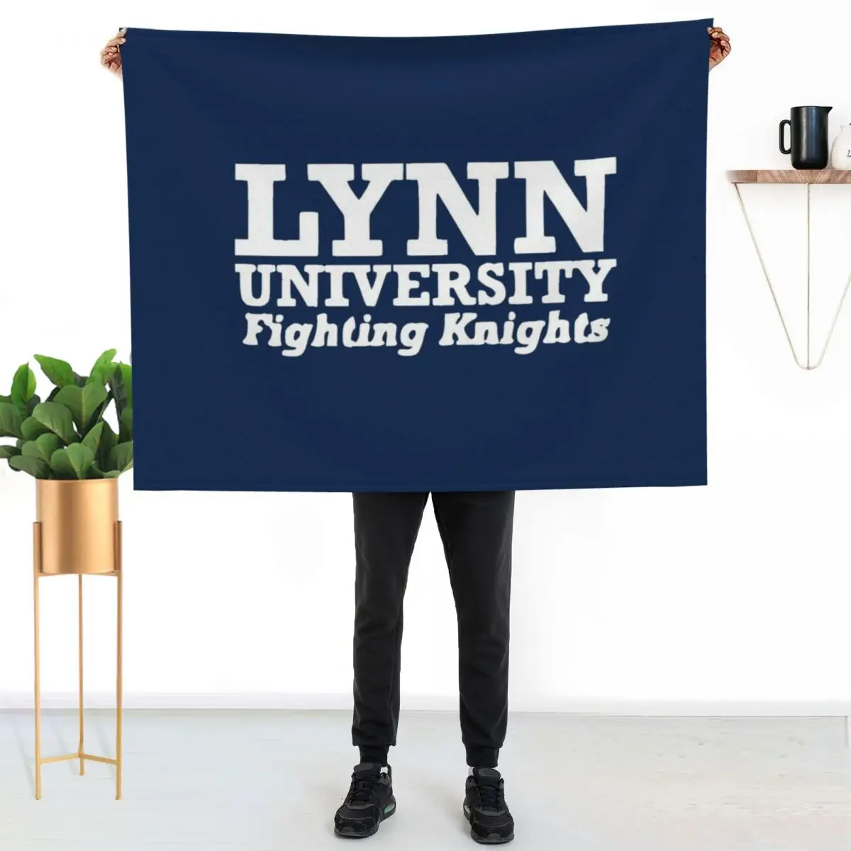 

Vintage lynn university florida Throw Blanket Multi Purpose Soft Warm Blanket for Home Travel