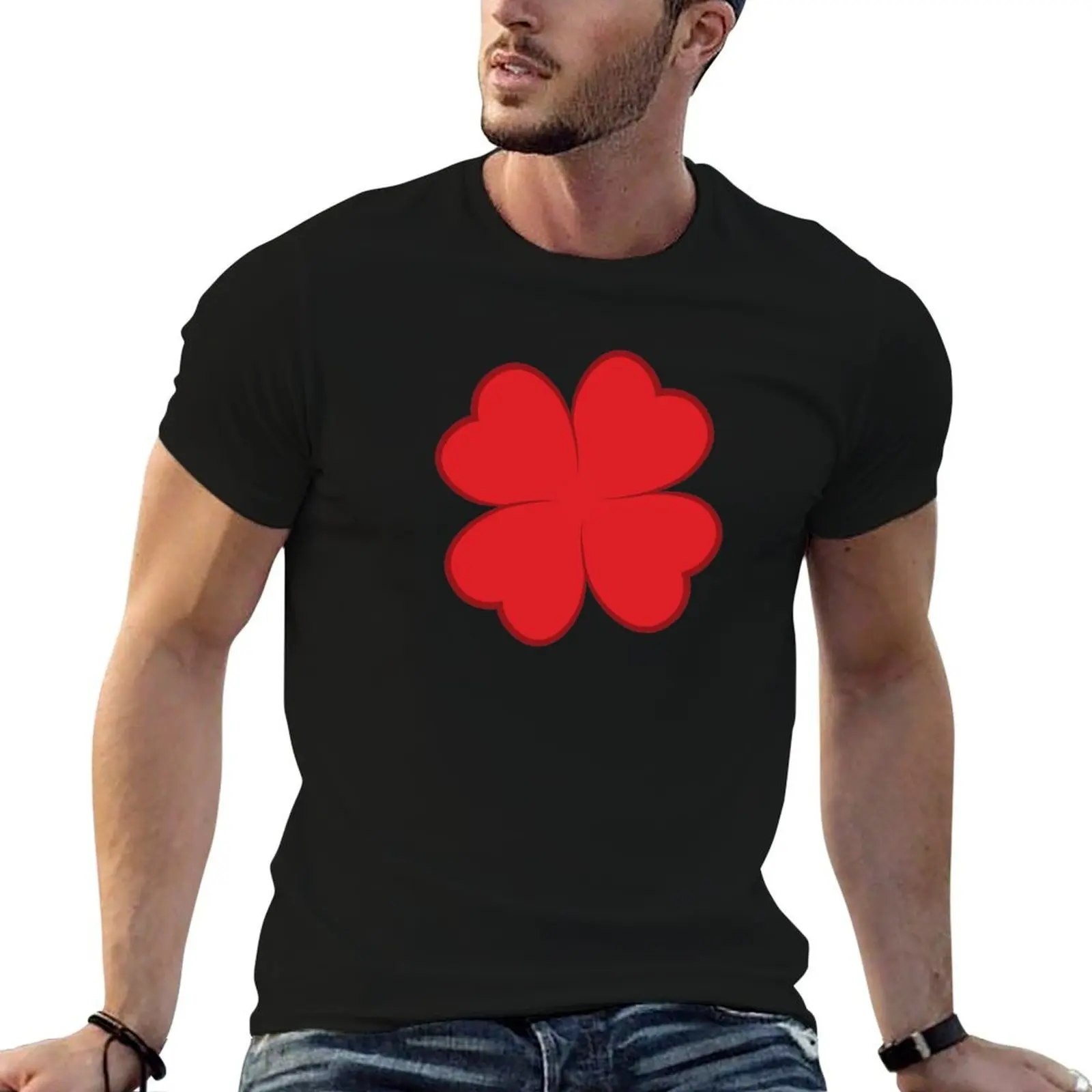 Lucky Clover T-Shirt designer shirts plus size clothes t shirt men