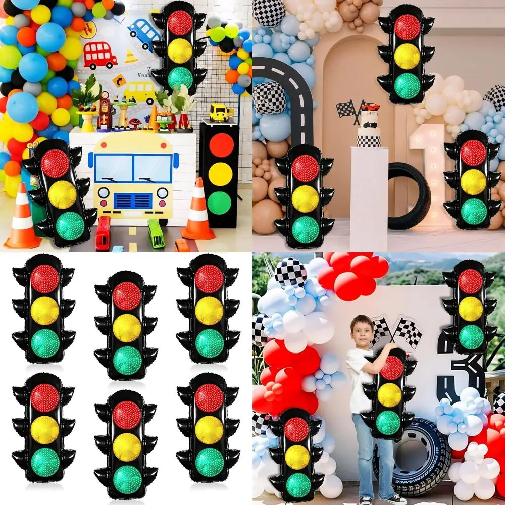 

4 шт. воздушные шары для гоночного автомобиля, украшения для дня рождения, воздушные шары для гоночного автомобиля, тематические украшения для дня рождения, Supp