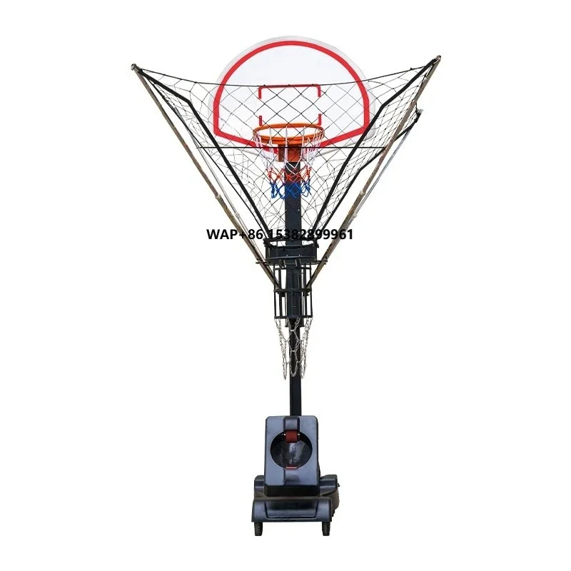 

SIBOASI Portable Basketball Shooting Training Machine Remote Control Eco-Friendly Automatic Ball Return Foldable Durable K6809P2