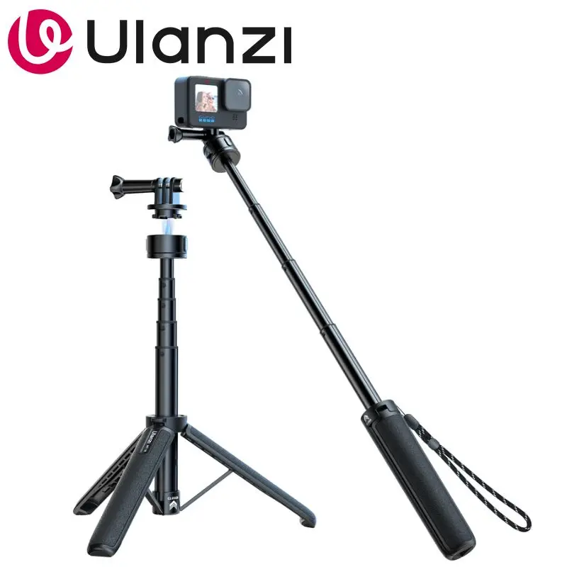 

Магнитный быстросъемный штатив Go-Quick Il для экшн-камер, 4-секционная телескопическая селфи-палка для GoPro/DJI/Insta360