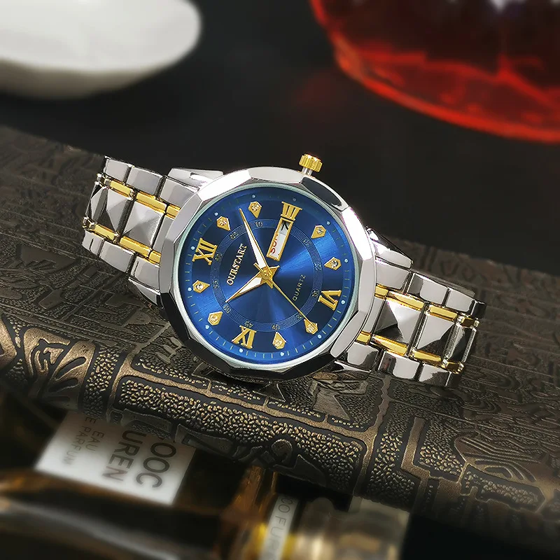 2024 Luxury Men Watch High Quality Waterproof Luminous Men's Wristwatch Date Week Man Watches Quartz Clocks Classic Business