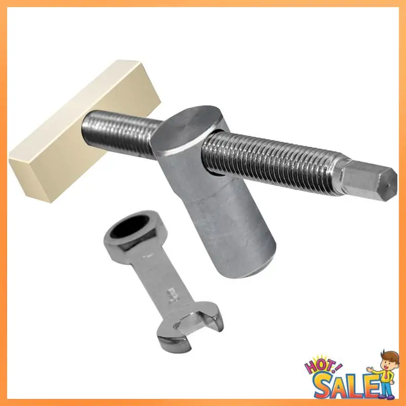 

AB68 Woodworking Desktop Vise Tenon Head Brass Baffle Desktop Ratchet Locking Stainless Steel Desktop Fixture 20Mm Table Card