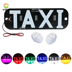 12V Taxi Led Autovoorruit Cab Indicator Hoge Kwaliteit Energiebesparende Lange Levensduur Gloednieuwe Lamp Teken 45Leds voorruit Licht Lamp