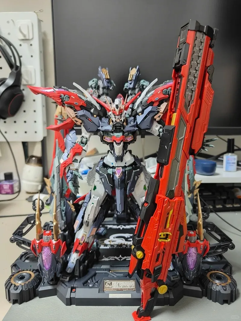 متوفر في المخزون أبعاد لا نهائية Rt-002 Nemesis 1/100 نموذج تجميع Mecha نموذج ألعاب من الكلوريد متعدد الفينيل في العصر + تيتان الانتقام الاستراتيجي المتقدم #3