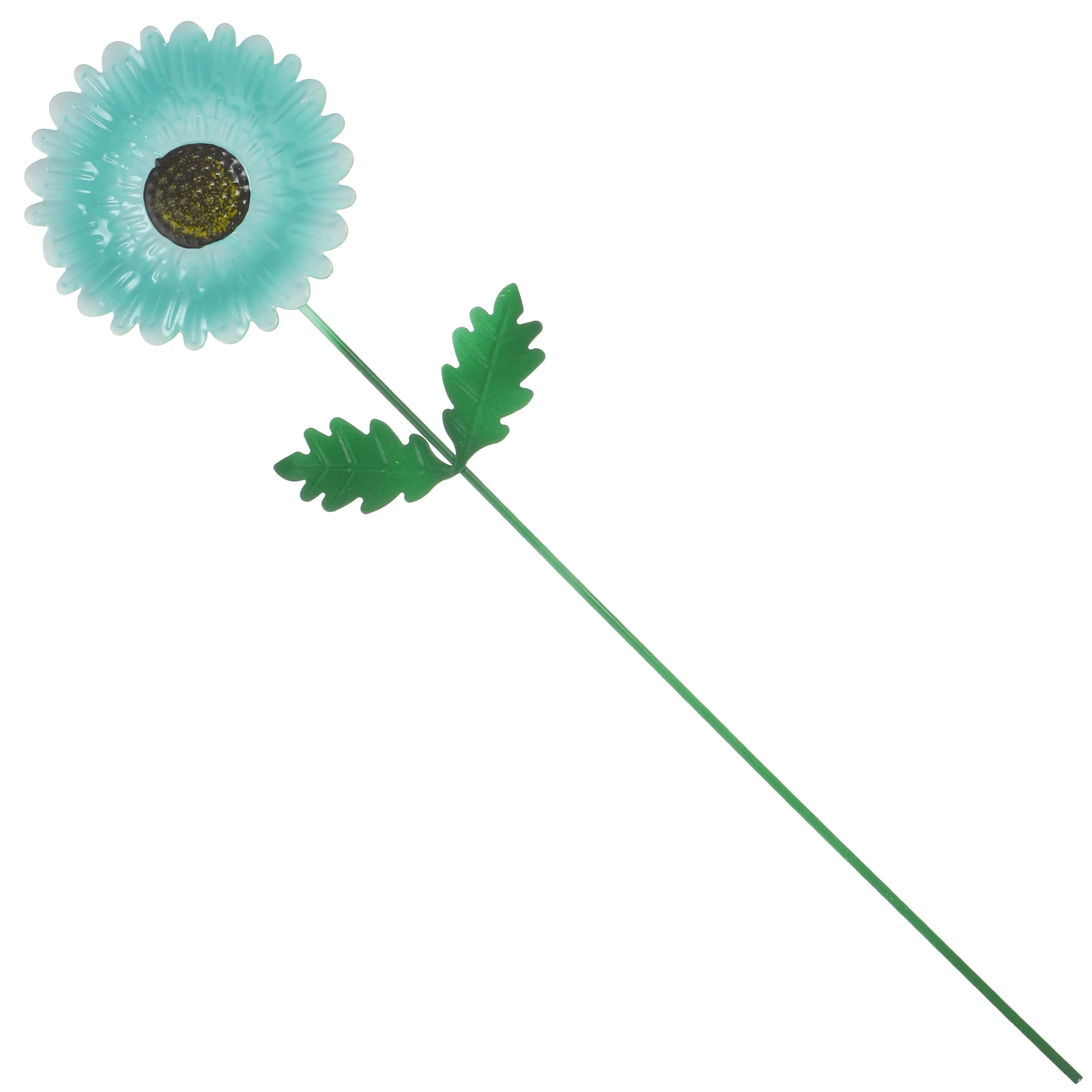 

Metal Flower Stake for Garden Decor Durable Realistic Yellow Spring Patio Decorations Weather Proof Flowers Garden Signs L