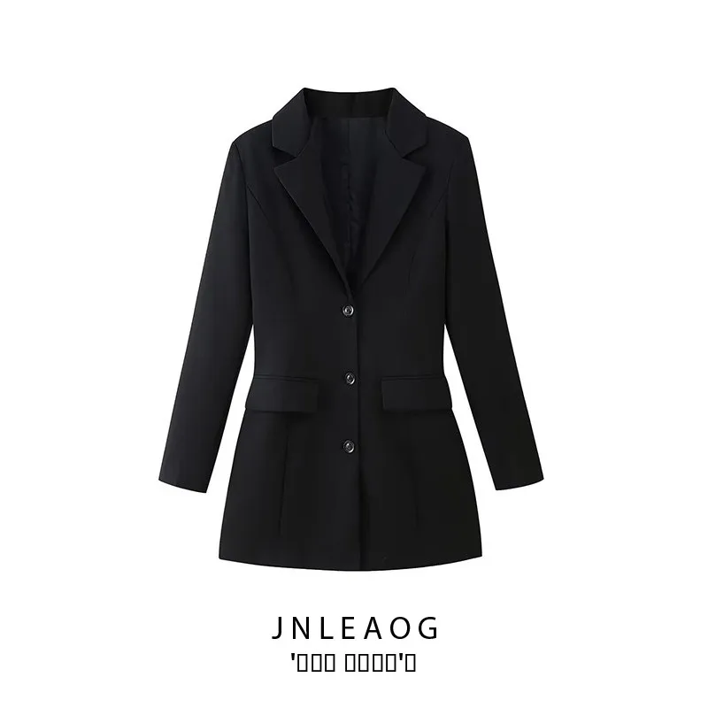 

Повседневный женский костюм Pure Color Dr, универсальный модный дизайн, повседневная одежда из полиэфирного волокна Long Sve Midi Dr