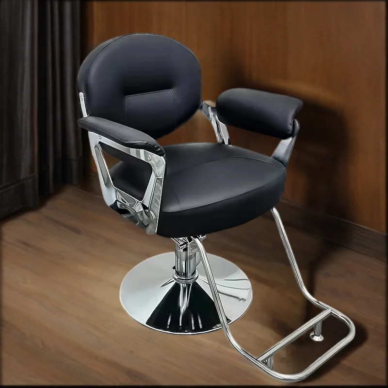 

High-end Barber Shop Hair Cutting Chair Hair Salon Special Lift Rotating Barber Chair Hairdressing Chaise Coiffeuse Furniture