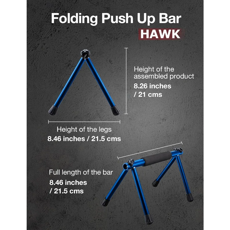 Portable Folding Push Up Bar for Home Fitness