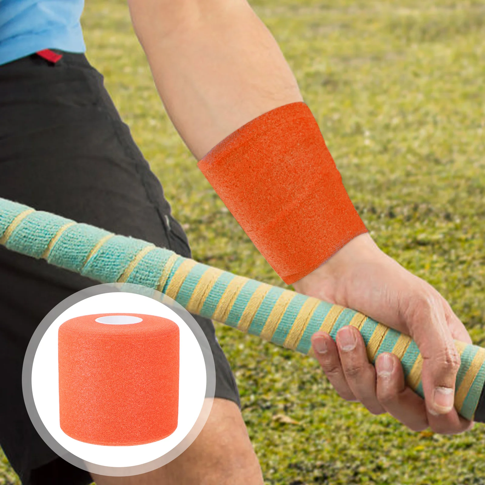 

Elastic Bandage Tape 4 Rolls Sports Wrap Flexible Breathable Athletic Wraps for Knee Ankle Wrist Protection Bandage Wrap