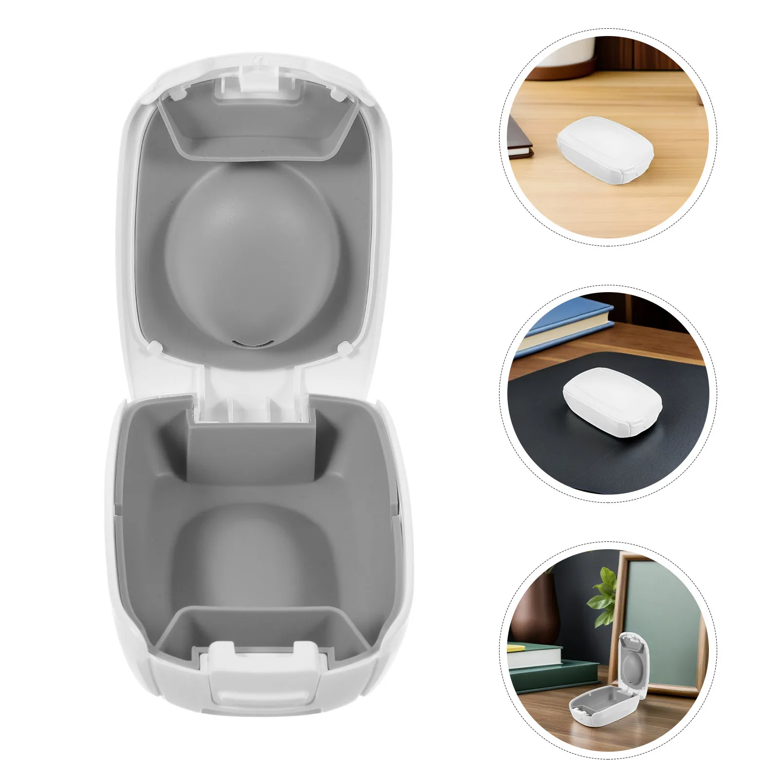 

2Pcs Waterproof Hearing Aid Case Small Compact Shockproof Protective Storage Box Fast Drying Travel Friendly Universal