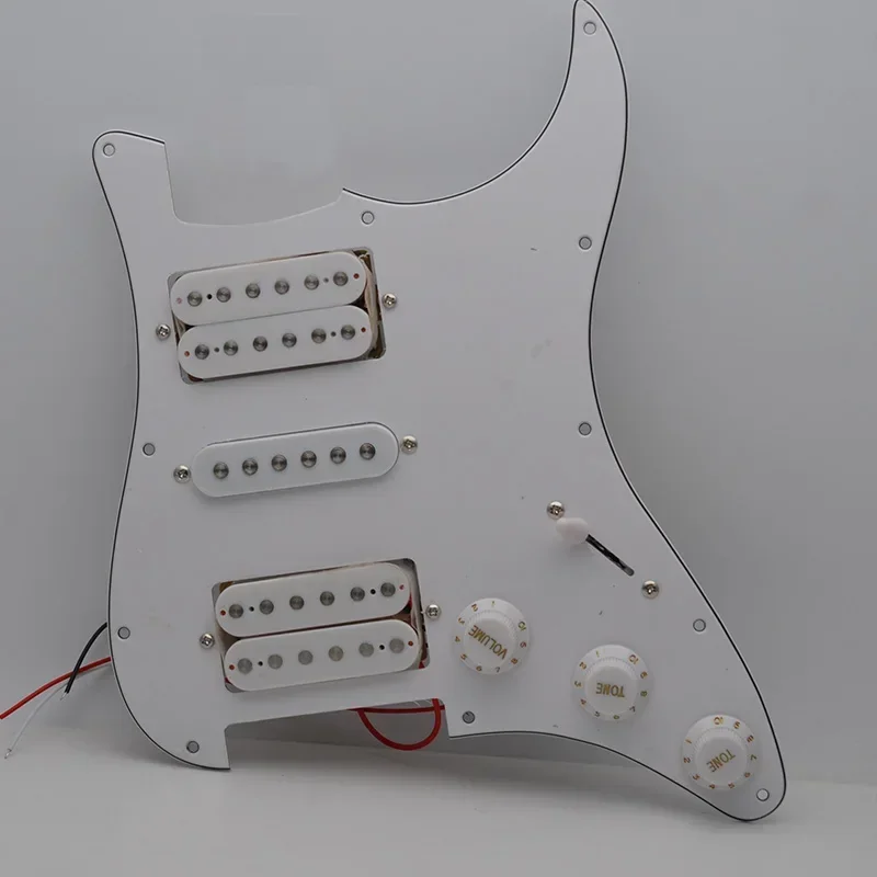 

Electric Guitar Pickguard Electric Guitar Pickguard and Black HSH Loaded Prewired Scratchplate Assembly