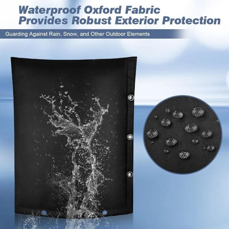 

ABUI-Backflow Preventer Cover 17''W X 21''H, Winter Freeze & Weatherproof Protection For Irrigation Pipes & Sprinkler Valves