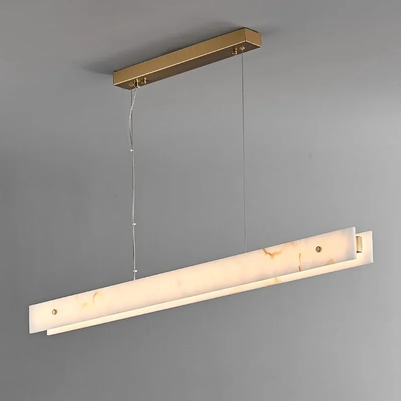 Postmodern Marble Long Pendant Light Decor Dining Table Coffee Table Kitchen Tea Room Modern Design Hotel Luxury Interior Decora