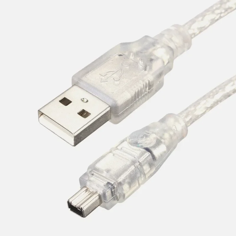 USB2.0 macho a Firewire IEEE 1394 Cable adaptador iLink macho de 4 pines Cable firewire para DCR-TRV75E Cable de cámara DV 1,2 m/120cm