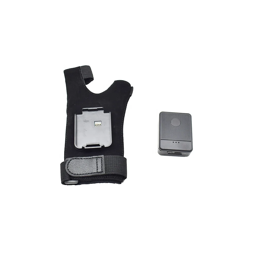 Handsfree 2D Bluetooth 2.4G Barcode Scanner Finger Trigger Wireless Wearable Barcode Scanner Reader with Gloves