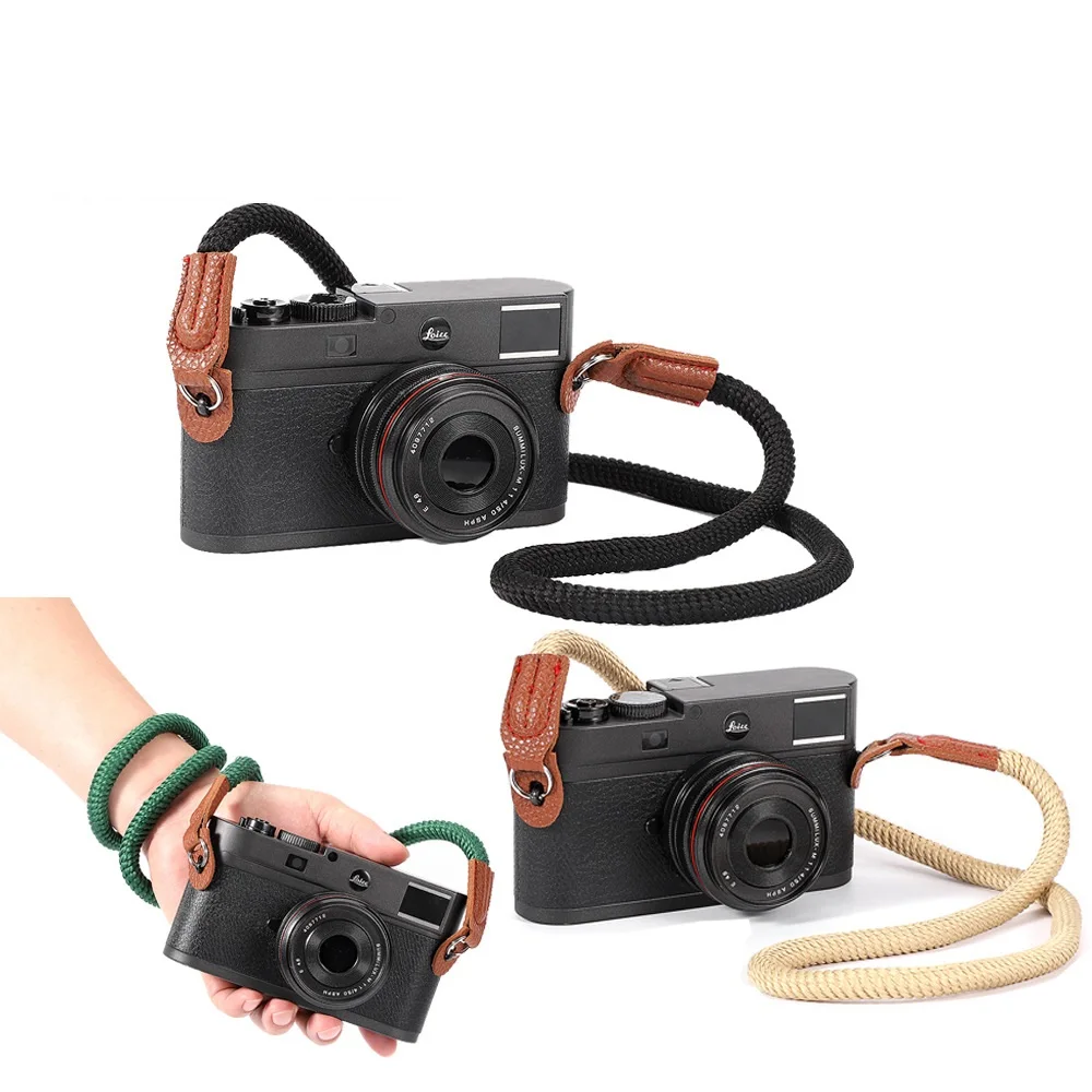 Cinturino per fotocamera cinturino per fotocamera in corda compatibile con Sony Canon Nikon Fuji DSLR SLR cinturino per fotocamera Mirrorless 90cm