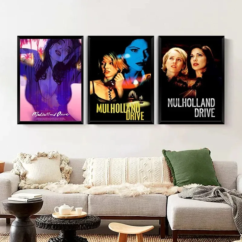 Mulholland Drive Movie Poster Canvas Paintings And Prints Art Wall Picture For Living Bar Cafe Room Home Office Decoration Gift